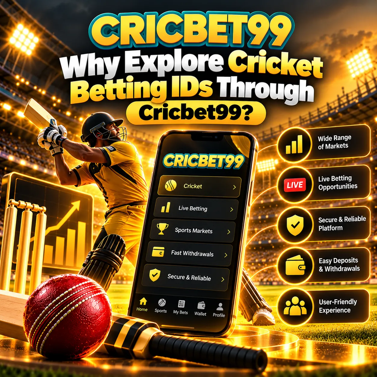 Why Explore Cricket Betting IDs Through Cricbet99?