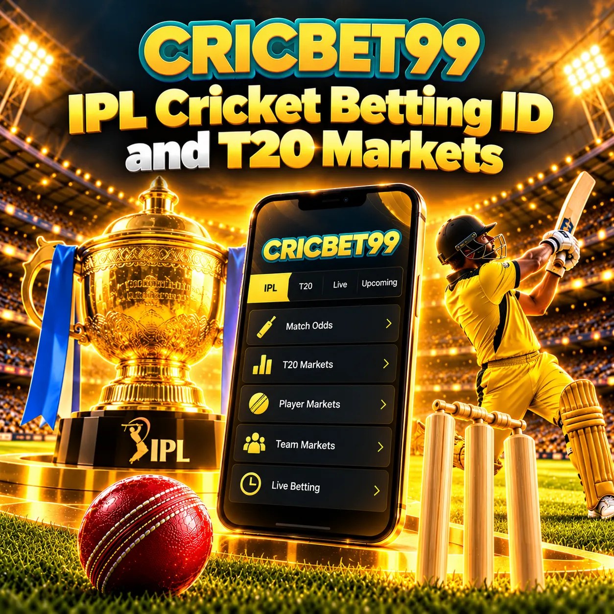 IPL Cricket Betting ID and T20 Markets
