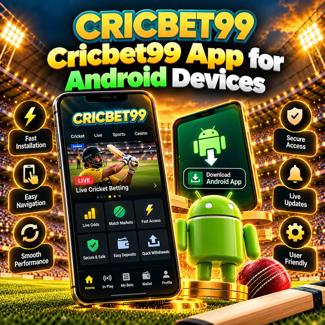 Cricbet99 App for Android Devices