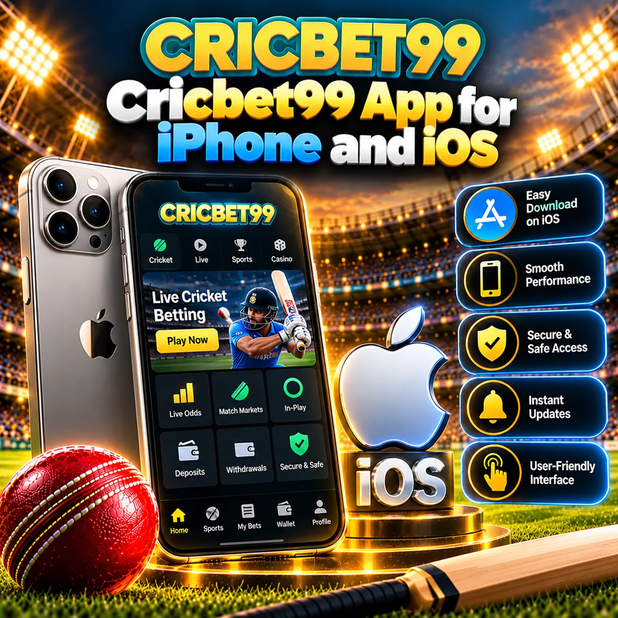 Cricbet99 App for iPhone and iOS