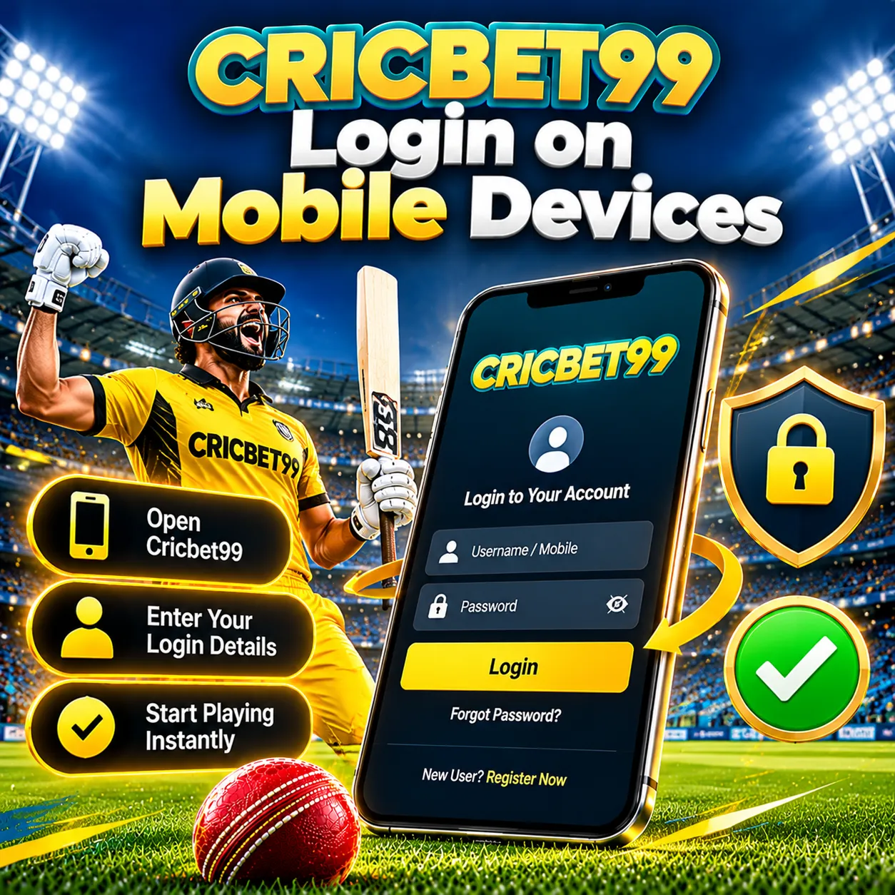 Cricbet99 Login on Mobile Devices