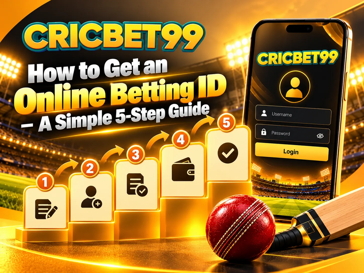 How to Get an Online Betting ID – A Simple 5-Step Guide